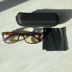 Minimalist Design Rectangle Anti-Blue Light MEN WOMEN Reading Glasses +0.75